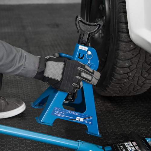 Подставки под автомобиль регулируемые, 3 т, H подъема 280-430 мм, 2 шт, Stels по ценам производителя в Воронеже с доставкой по всей России