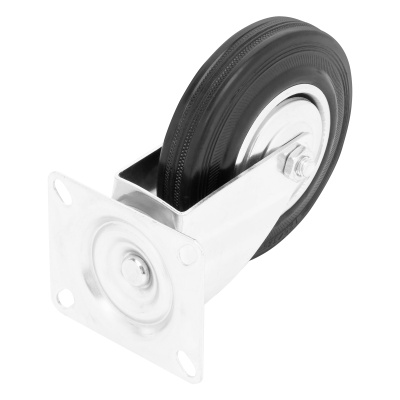 Колесо поворотное D 125 мм, крепление  платформенное Сибртех по ценам производителя в Воронеже с доставкой по всей России