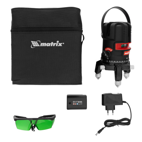 Лазерный уровень ML 06 Green, 30 м, 520 нм, аккумулятор Li 2800 мАч, резьба 5/8" Matrix по ценам производителя в Воронеже с доставкой по всей России