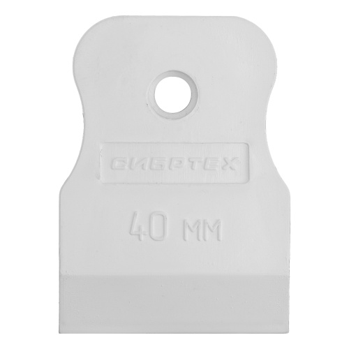 Шпатель, белая резина, 40 мм Сибртех по ценам производителя в Воронеже с доставкой по всей России