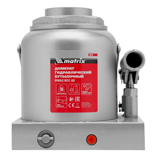 Домкрат гидравлический бутылочный, 50 т, h подъема 236-356 мм Matrix по ценам производителя в Воронеже с доставкой по всей России