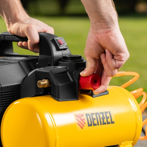 Компрессор  DLS750/6 безмасляный малошумный 750 Вт, 140 л/мин,ресивер 6 л Denzel по ценам производителя в Воронеже с доставкой по всей России