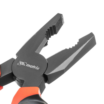 Плоскогубцы комбинированные Black Nickel, 200 мм, двухкомпонентные рукоятки Matrix по ценам производителя в Воронеже с доставкой по всей России