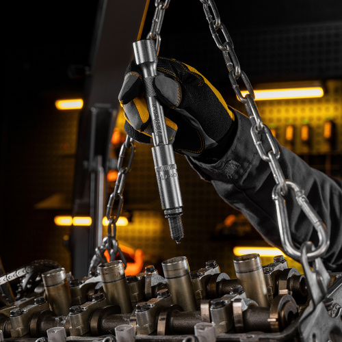 Набор инструментов, 1/2", 1/4", CrV, S2, пластиковый кейс, 100 предметов Denzel по ценам производителя в Воронеже с доставкой по всей России