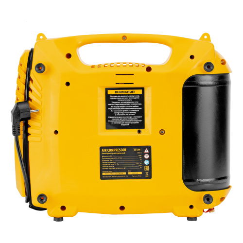 Компрессор воздушный DL1300, 10 бар, 1,3 кВт 180 л/мин 5 л, с набором аксессуаров Denzel по ценам производителя в Воронеже с доставкой по всей России