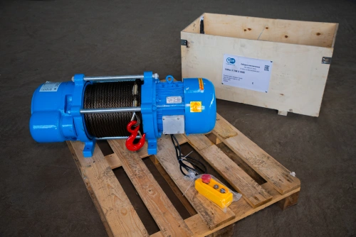 Лебедка электрическая 1000кг  70м с канатом 380В TOR KCD по ценам производителя в Воронеже с доставкой по всей России