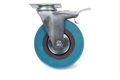 Колесо аппаратное поворотное SCgb 55 125 мм с тормозом (F) по ценам производителя в Воронеже с доставкой по всей России