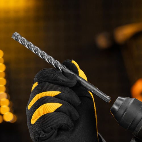 Бур по бетону, цельная крестовая пластина, 10x165 мм, SDS PLUS Denzel по ценам производителя в Воронеже с доставкой по всей России