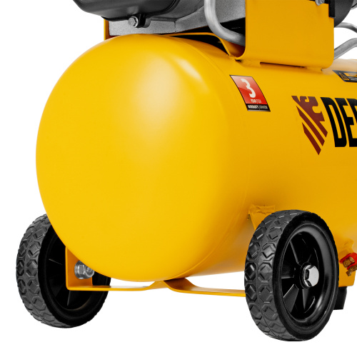 Компрессор воздушный DLC1300/24 безмасляный 1.3 кВт, 24 литра, 206 л/мин Denzel по ценам производителя в Воронеже с доставкой по всей России