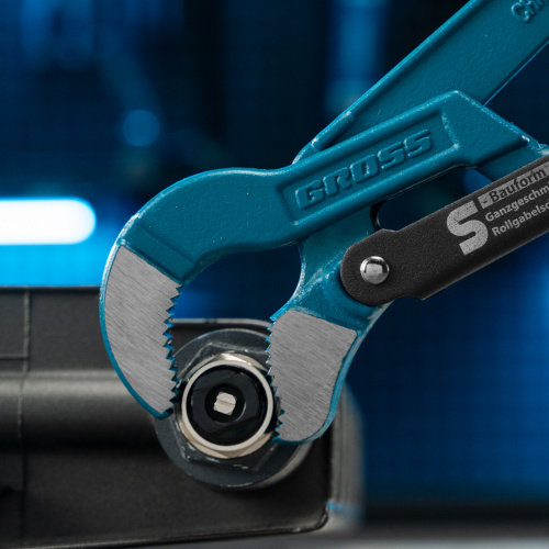 Ключ трубный рычажный 1, №1, цельнокованый, CrV, тип "S" Gross по ценам производителя в Воронеже с доставкой по всей России