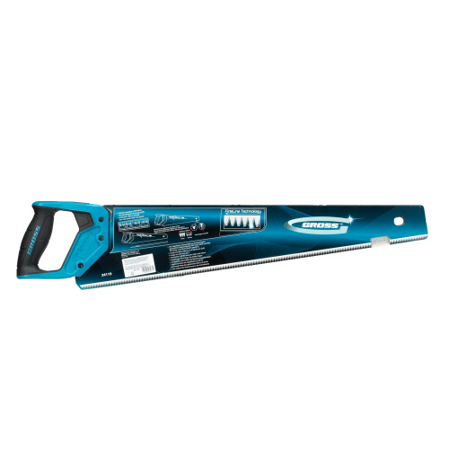 Ножовка по дереву "Piranha", 550 мм, сегментное строение рабочей кромки, 7-8 TPI, зуб-3D, двухкомпонентная рукоятка Gross по ценам производителя в Воронеже с доставкой по всей России