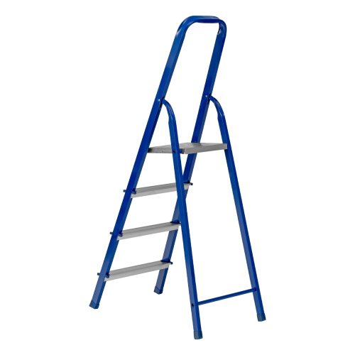 Стремянка, 4 ступени, стальной профиль, алюминиевые ступени Сибртех по ценам производителя в Воронеже с доставкой по всей России