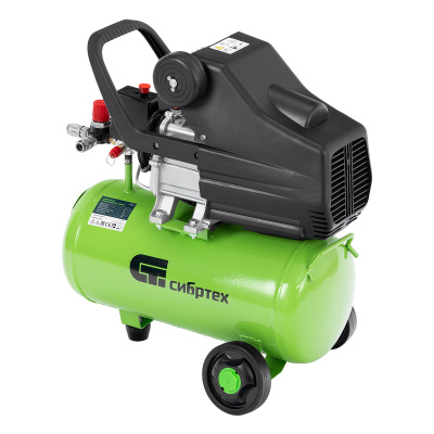 Компрессор воздушный КК-1100/22, 1, 1 кВт, 135 л/мин, 22 л, прямой привод, масляный Сибртех по ценам производителя в Воронеже с доставкой по всей России