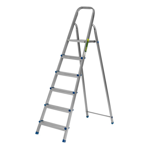 Стремянка, 6 ступеней, стальная, оцинкованная Сибртех по ценам производителя в Воронеже с доставкой по всей России