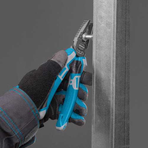 Плоскогубцы комбинированные 180 мм, трехкомпонентные рукоятки Gross по ценам производителя в Воронеже с доставкой по всей России