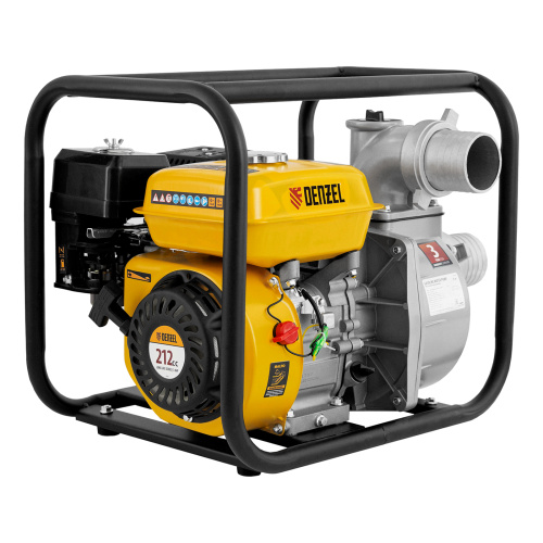 Мотопомпа бензиновая для чистой воды PX-80, 7 л.с, 3", 1000 л/мин, глубина 8 м, напор 30 м Denzel по ценам производителя в Воронеже с доставкой по всей России