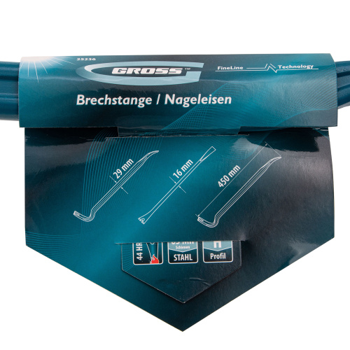 Лом-гвоздодер, двутавровый профиль, 450 х 29 х 16 мм Gross по ценам производителя в Воронеже с доставкой по всей России