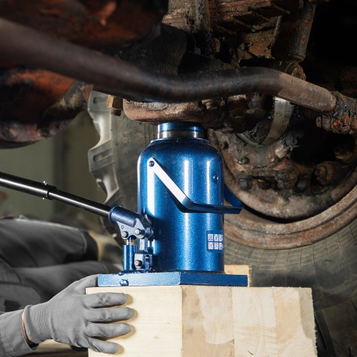 Домкрат гидравлический бутылочный, 50 т, h подъема 280-450 мм Stels купить в Москве с доставкой по всей России | ProtosMarket.ru