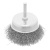 Щетка для дрели, 75 мм, "чашка" со шпилькой, витая проволока Сибртех по ценам производителя в Воронеже с доставкой по всей России