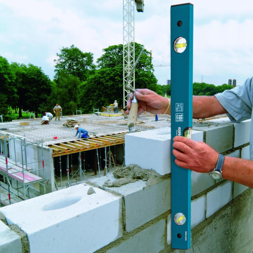 Уровень алюминиевый усиленный, 600 мм, 3 глазка Gross по ценам производителя в Воронеже с доставкой по всей России