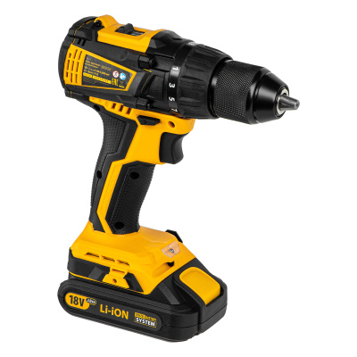 Дрель-шуруповерт аккумуляторная, бесщет. BLDL-IB-18-02, Li-Ion, 18 В, 2 акк. Denzel по ценам производителя в Воронеже с доставкой по всей России