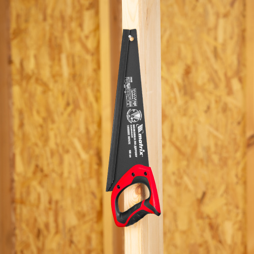 Ножовка по дереву, 400 мм, 7-8 TPI, зуб-3D, каленый зуб, тефлоновое покрытие полотна, двухкомпонентная рукоятка Matrix по ценам производителя в Воронеже с доставкой по всей России