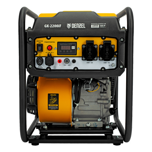 Генератор инверторный GK-2200iF, 2,2 кВт, 230 В, ручной старт DENZEL по ценам производителя в Воронеже с доставкой по всей России