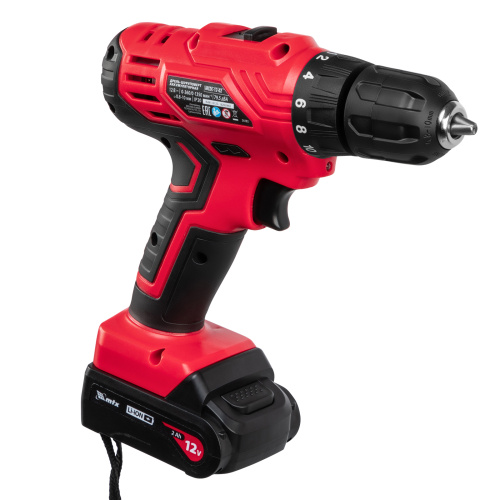 Дрель-шуруповерт аккумуляторная MCDL-12-02, Li-Ion, 12 В, 2 акк. MTX по ценам производителя в Воронеже с доставкой по всей России