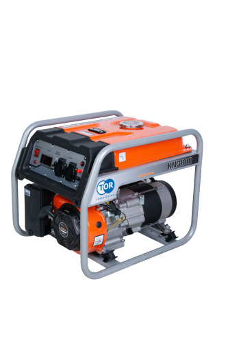 Генератор бензиновый 2,5 кВт 220В 16 л с ручным запуском TOR KM3800H по ценам производителя в Воронеже с доставкой по всей России