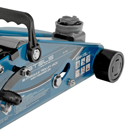 Домкрат гидравлический подкатной с фиксатором, 2.5 т, Safety Pin, 140-385 мм, в кейсе Stels по ценам производителя в Воронеже с доставкой по всей России