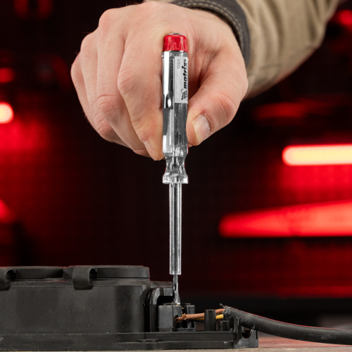 Набор диэлектрических отверток 7 шт, до 1000 В, пробник электрический до 250 В, двухкомпонентные рукоятки Matrix Professional по ценам производителя в Воронеже с доставкой по всей России