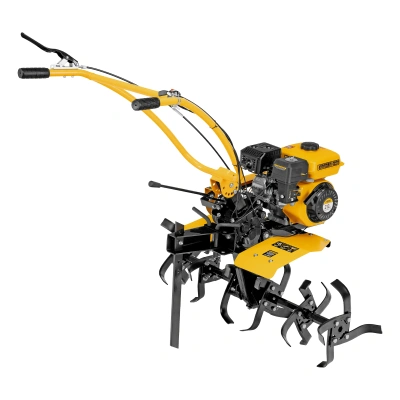 Мотоблок DPT-270SB, 7 л.с., ремен.сцеп, фрез 3х4, ШОМ, без колес, передачи 2В/1Н Denzel по ценам производителя в Воронеже с доставкой по всей России