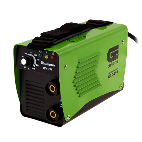 Аппарат инверторный дуговой сварки ИДС-250, 250 А, ПВ 80%, диаметр электрода 1.6-5 мм Сибртех по ценам производителя в Воронеже с доставкой по всей России