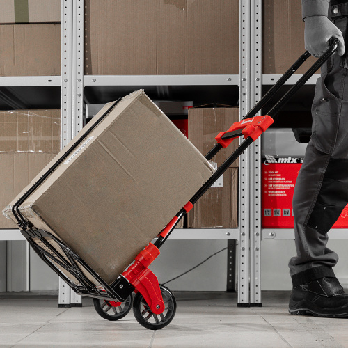 Тележка хозяйственная, складная, 2 колесная, грузоподъемность 80 кг Matrix по ценам производителя в Воронеже с доставкой по всей России