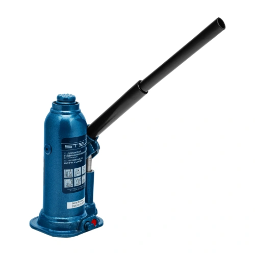 Домкрат гидравлический бутылочный, 4 т, h подъема 188-363 мм, в пластиковом кейсе Stels по ценам производителя в Воронеже с доставкой по всей России