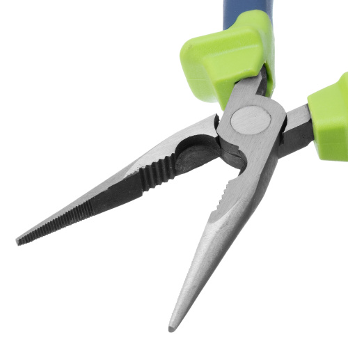 Длинногубцы прямые, 180 мм, двухкомпонентные рукоятки Сибртех по ценам производителя в Воронеже с доставкой по всей России