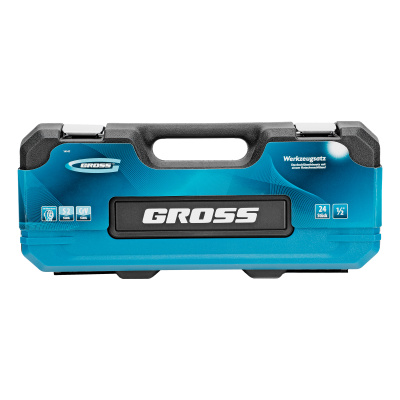 Набор инструментов, 1/2", CrV, 120 зубьев, 24 предмета Gross по ценам производителя в Воронеже с доставкой по всей России