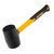 Киянка резиновая, 16 oz, черная резина, фибергласовая рукоятка Denzel по ценам производителя в Воронеже с доставкой по всей России