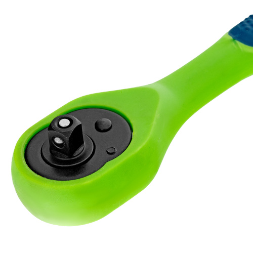 Ключ-трещотка 1/4", CrV, 72 зуба, с быстрым сбросом Сибртех по ценам производителя в Воронеже с доставкой по всей России