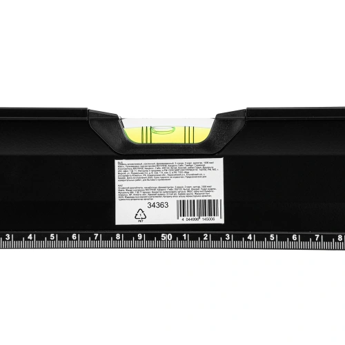 Уровень алюминиевый, усиленный, фрезерованный, 3 глазка, двухкомпонентные рукоятки, 1000 мм Matrix по ценам производителя в Воронеже с доставкой по всей России