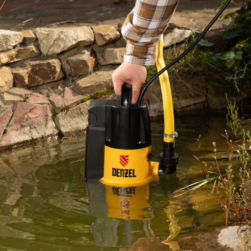 Дренажный насос DP800A, 800 Вт, подъем 5 м, 13000 л/ч Denzel по ценам производителя в Воронеже с доставкой по всей России