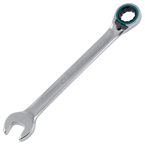 Набор ключей комбинированных с трещоткой, 8-19 мм, 7 шт, реверсивные, CrV Gross по ценам производителя в Воронеже с доставкой по всей России