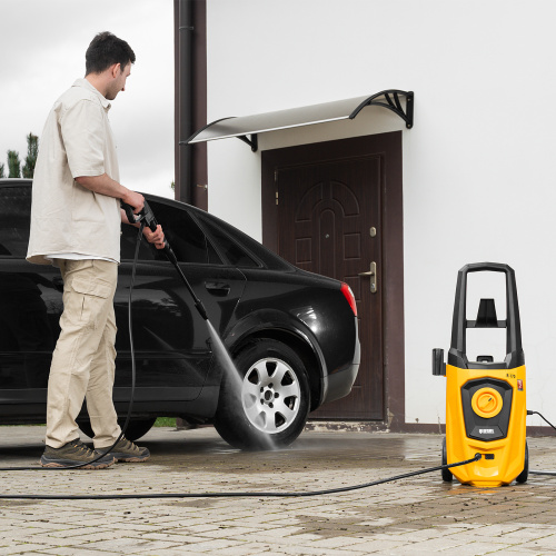 Моечная машина высокого давления R-170, 2000 Вт, 170 бар, 360 л/ч, колесная Denzel по ценам производителя в Воронеже с доставкой по всей России