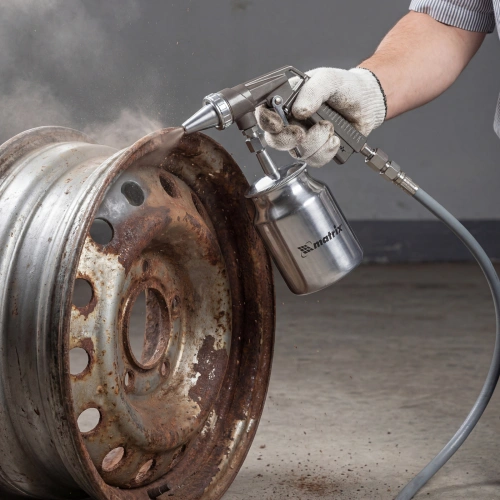 Пистолет пескоструйный с нижним бачком, пневматический Matrix по ценам производителя в Воронеже с доставкой по всей России