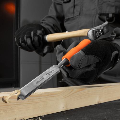 Набор стамесок 4 шт, 6-12-18-24 мм, плоские, пластиковые ударные рукоятки Sparta по ценам производителя в Воронеже с доставкой по всей России