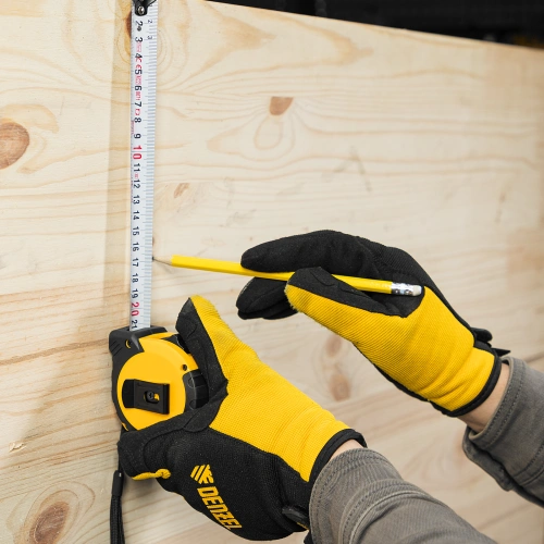 Рулетка 5м х 25мм, двухкомп. корпус, кнопка-пауза Denzel по ценам производителя в Воронеже с доставкой по всей России