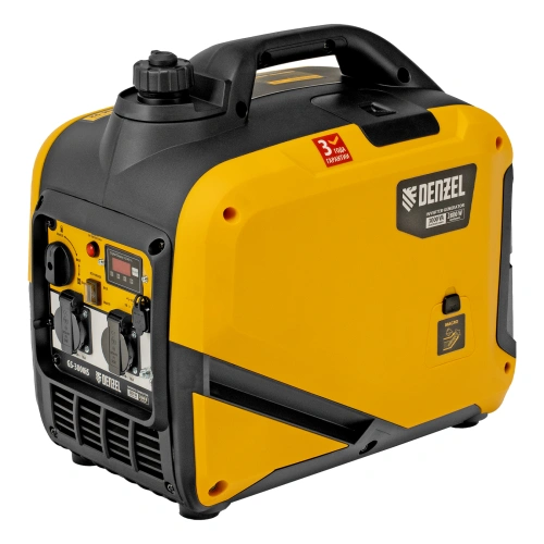 Генератор инверторный GS-3000iS, 3,0 кВт, 230 В, закрытый корпус, ручной старт DENZEL по ценам производителя в Воронеже с доставкой по всей России