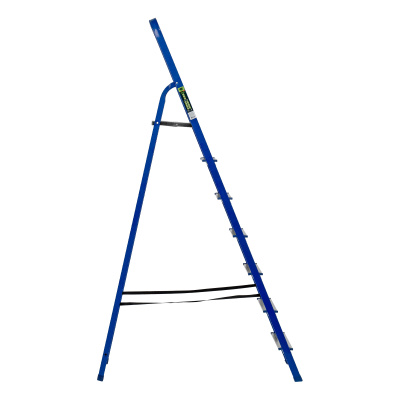 Стремянка, 7 ступеней, стальной профиль, алюминиевые ступени Сибртех по ценам производителя в Воронеже с доставкой по всей России