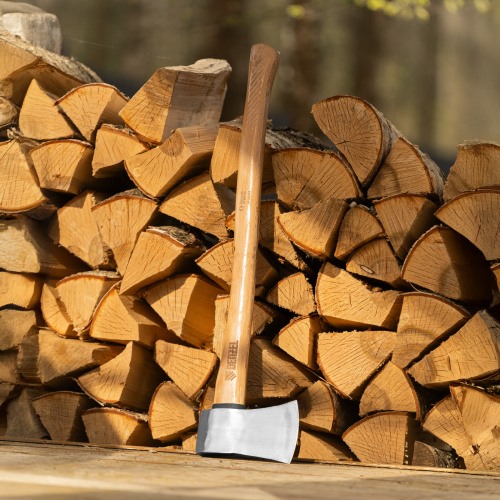 Топор кованый, 1360 г, американский тип, буковая рукоятка, 700мм, EFP Denzel по ценам производителя в Воронеже с доставкой по всей России