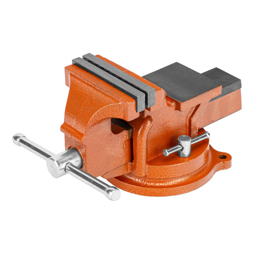 Тиски слесарные, 100 мм, поворотные, с наковальней Sparta по ценам производителя в Воронеже с доставкой по всей России